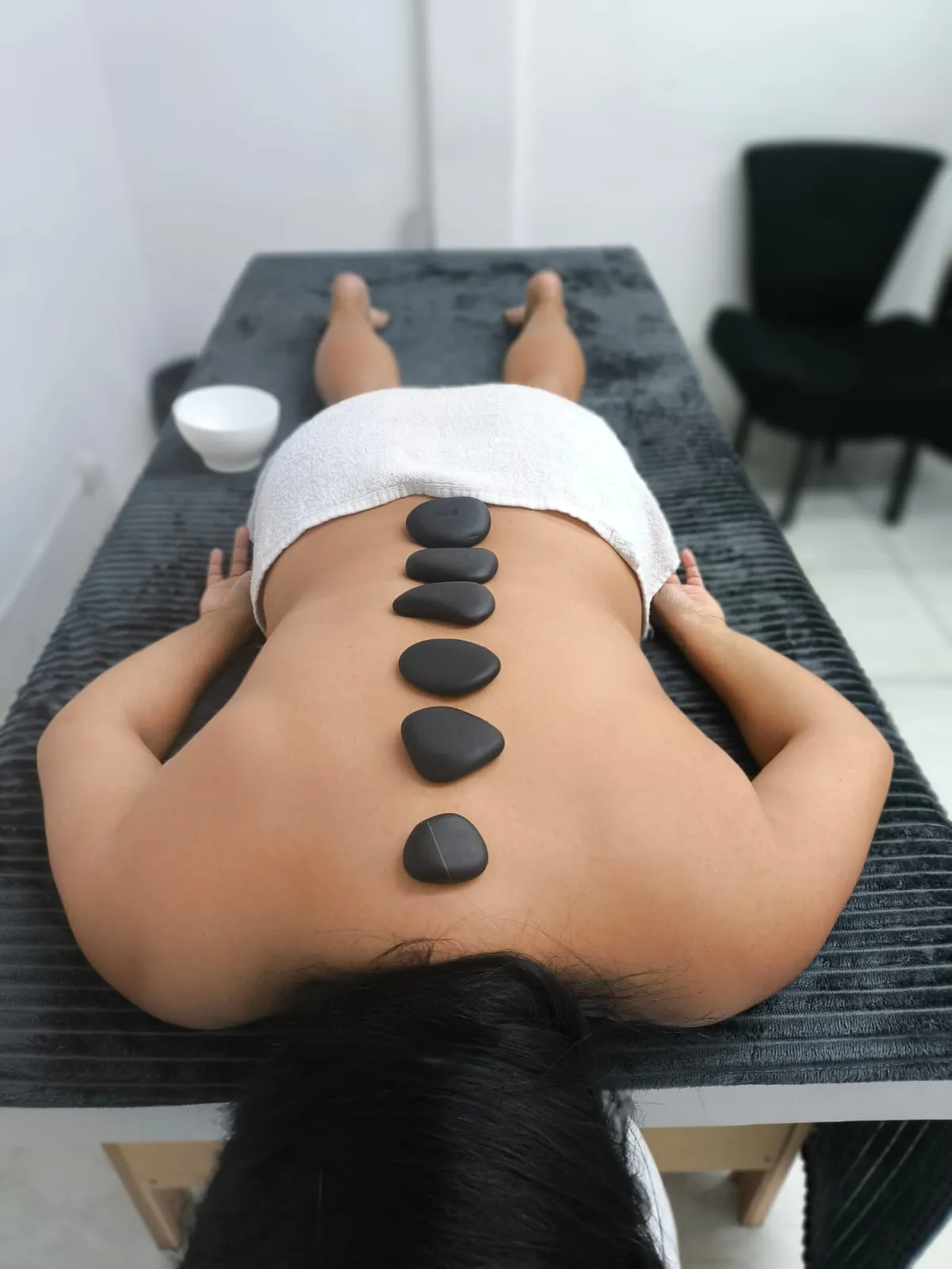 Atendimento de massoterapia