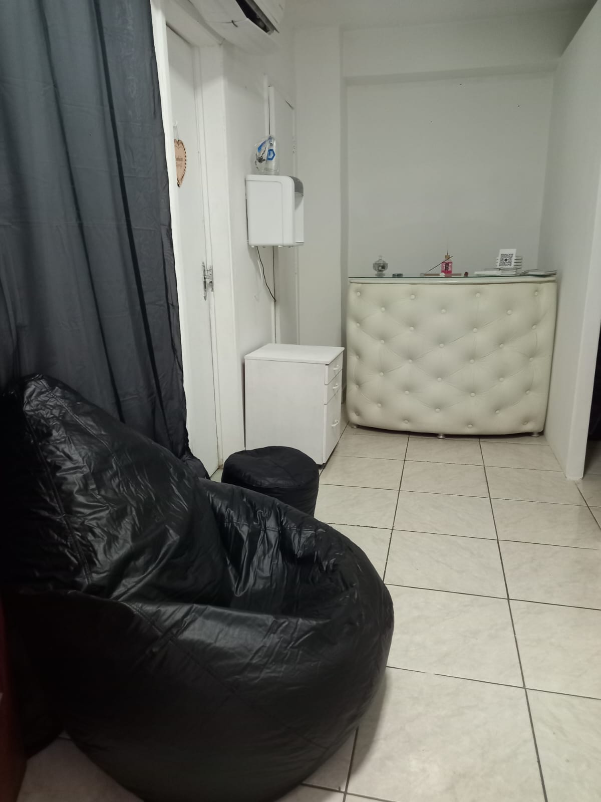 Recepção do espaço de massoterapia